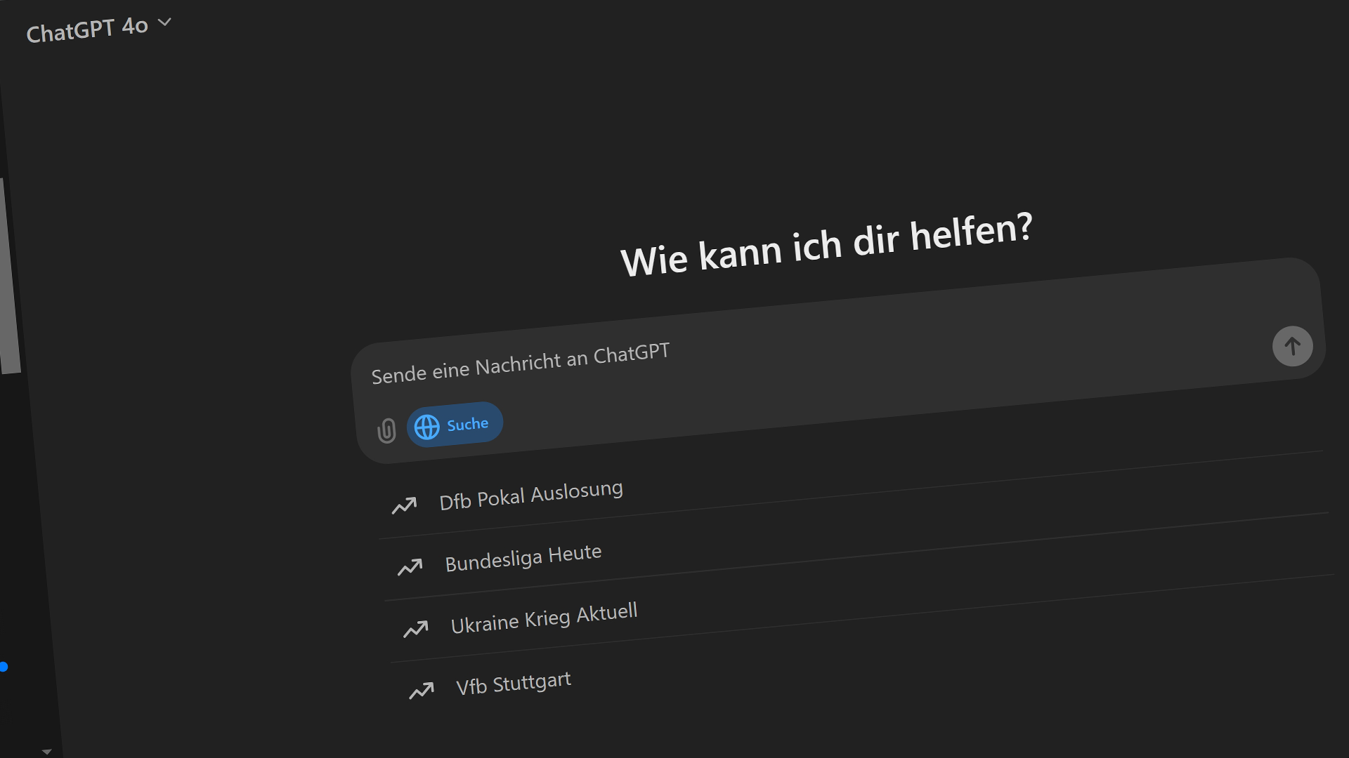 Screenshot von ChatGPT-Konversationsfenster